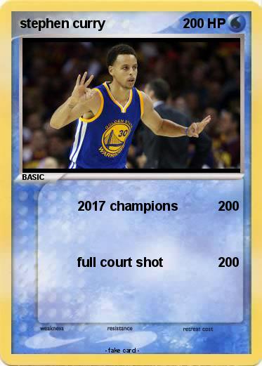 Pokemon stephen curry
