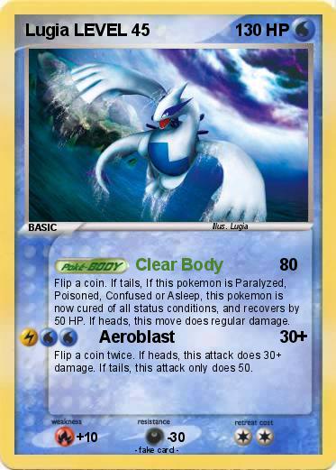 Pokemon Lugia LEVEL 45