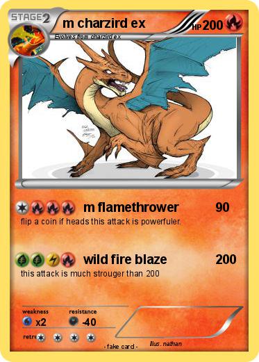 Pokemon m charzird ex