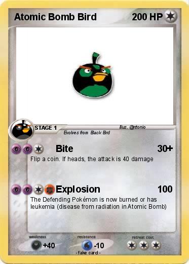 Pokemon Atomic Bomb Bird