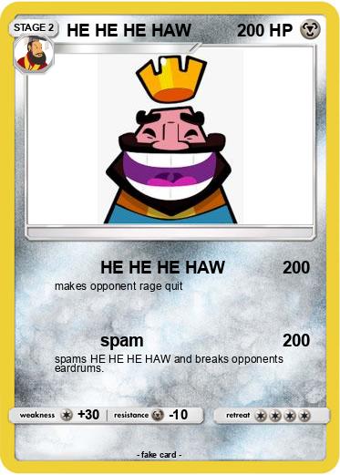 Pokemon HE HE HE HAW