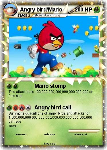 Pokemon Angry bird/Mario