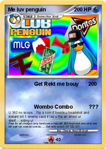 Pokemon Me luv penguin