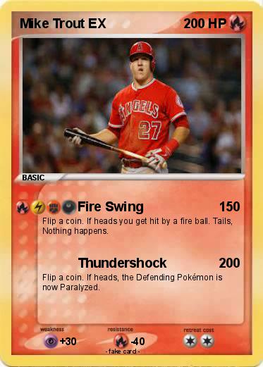 Pokemon Mike Trout EX