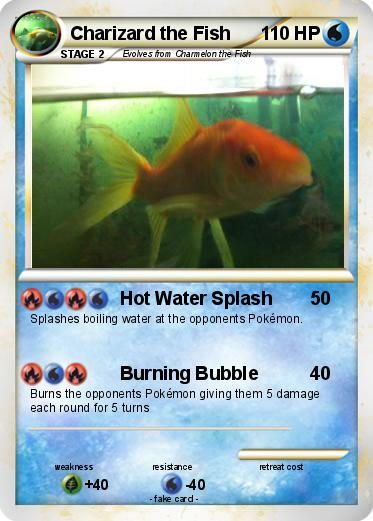 Pokemon Charizard the Fish