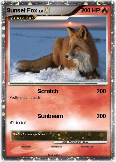 Pokemon Sunset Fox