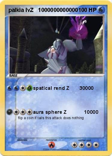 Pokemon palkia lvZ   1000000000000