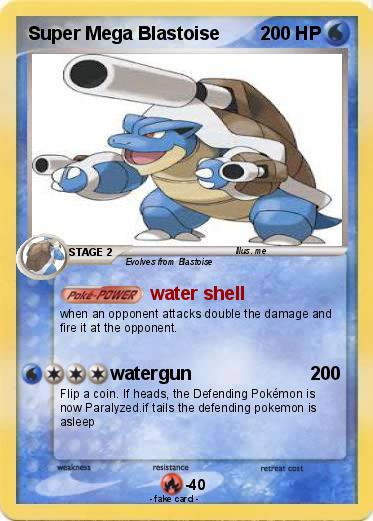 Pokemon Super Mega Blastoise