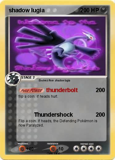 Pokemon shadow lugia