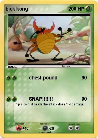 Pokemon bick kong