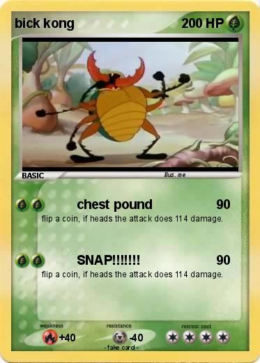 Pokemon bick kong