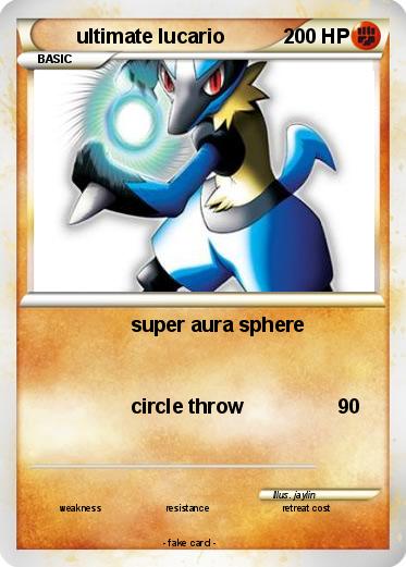 Pokemon ultimate lucario