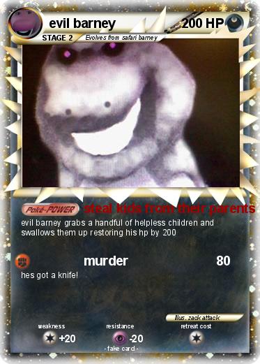 Pokemon evil barney