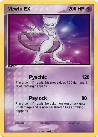 Pokemon Mewto EX