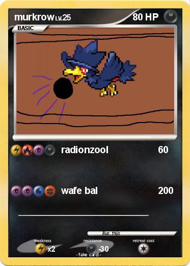 Pokemon murkrow