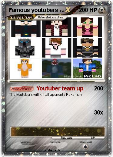 Pokemon Famous youtubers