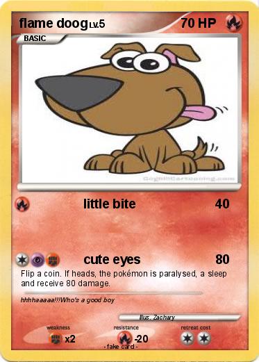 Pokemon flame doog