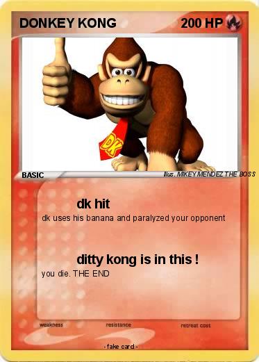 Pokemon DONKEY KONG