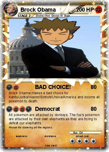 Pokemon Brock Obama