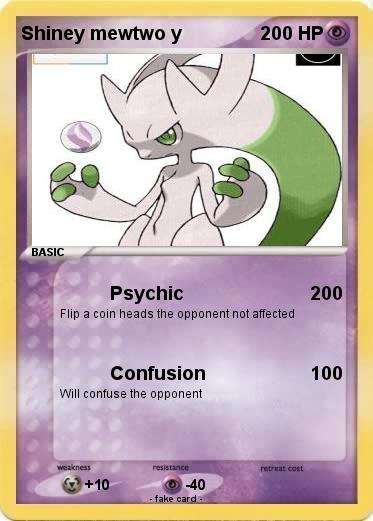 Pokemon Shiney mewtwo y
