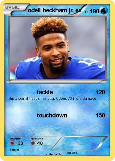Pokemon odell beckham jr. ex