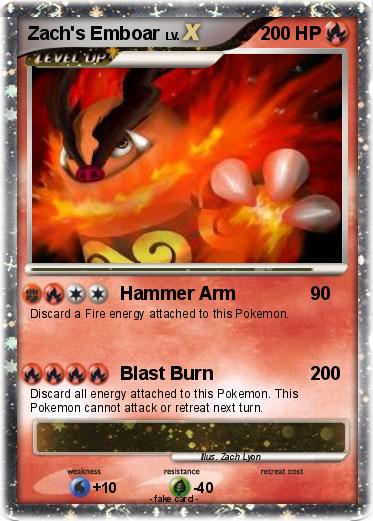 Pokemon Zach's Emboar