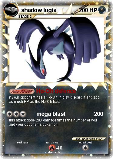 Pokemon shadow lugia