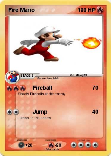 Pokemon Fire Mario