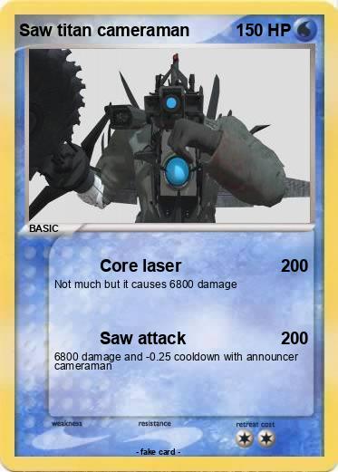 Pokemon Saw titan cameraman