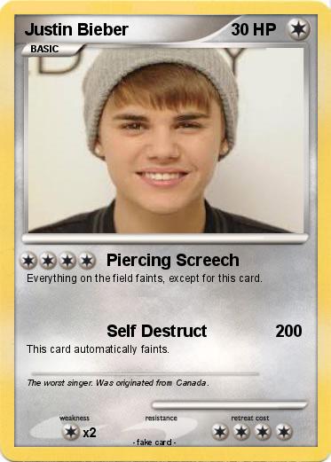 Pokemon Justin Bieber