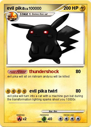 Pokemon evil pika