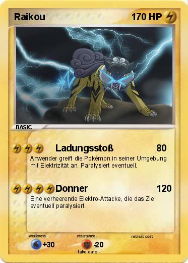 Pokemon Raikou