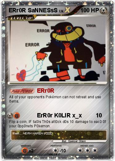 Pokemon ERr0R SaNNESsS