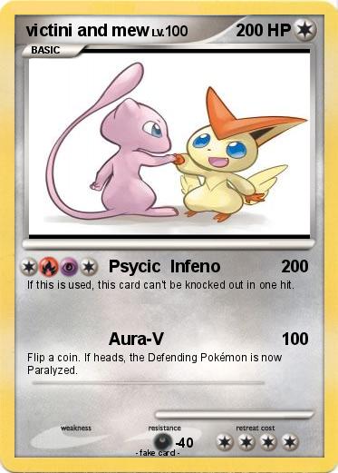 Pokemon victini and mew