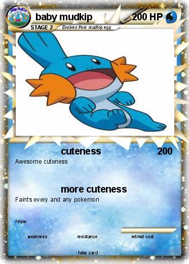 Pokemon baby mudkip