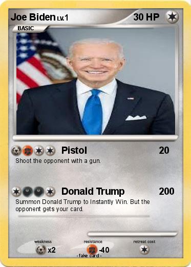 Pokemon Joe Biden