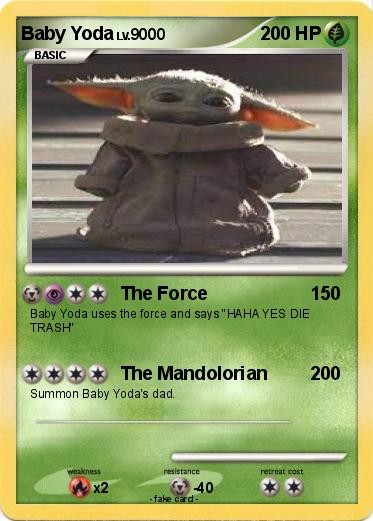 Pokemon Baby Yoda