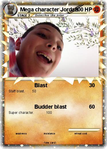 Pokemon Mega character Jordan