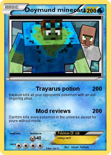 Pokemon Doymund minecart