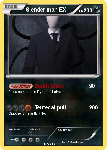 Pokemon Slender man EX