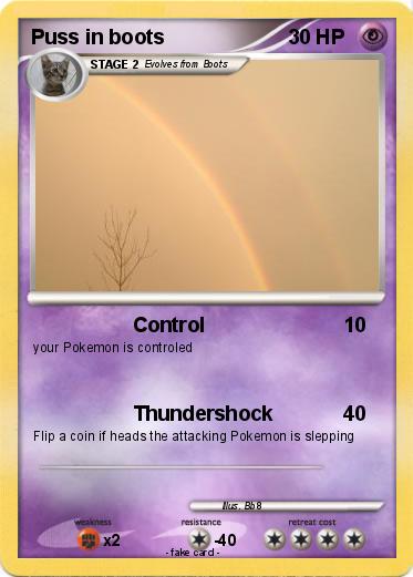 Pokemon Puss in boots