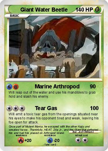 Pokemon Giant Water Beetle