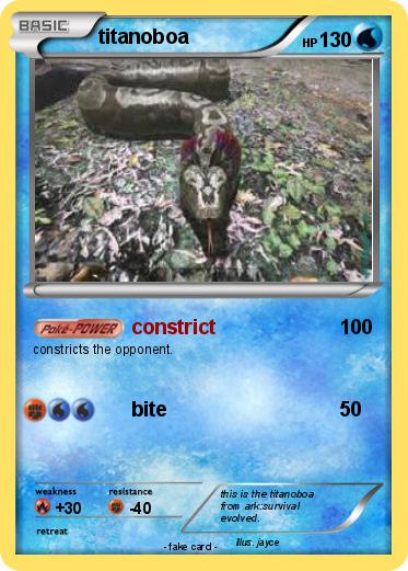 Pokemon titanoboa
