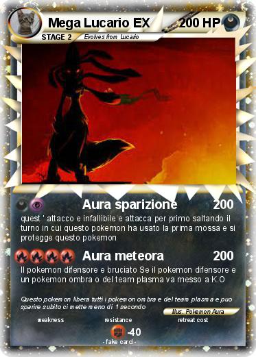 Pokemon Mega Lucario EX