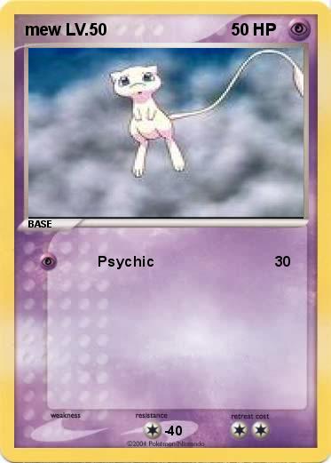 Pokemon mew LV.50