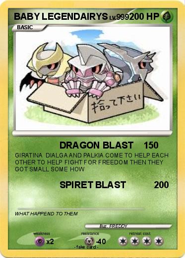 Pokemon BABY LEGENDAIRYS