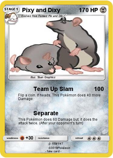 Pokemon Pixy and Dixy