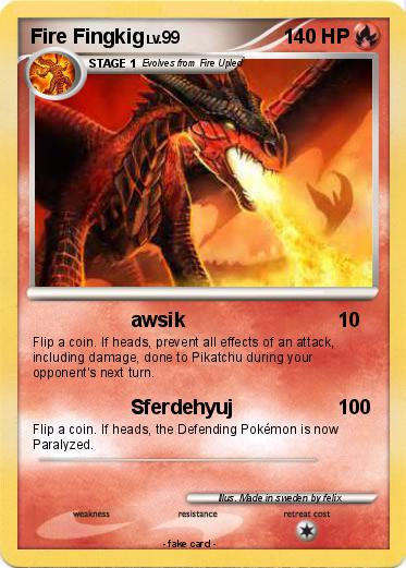 Pokemon Fire Fingkig
