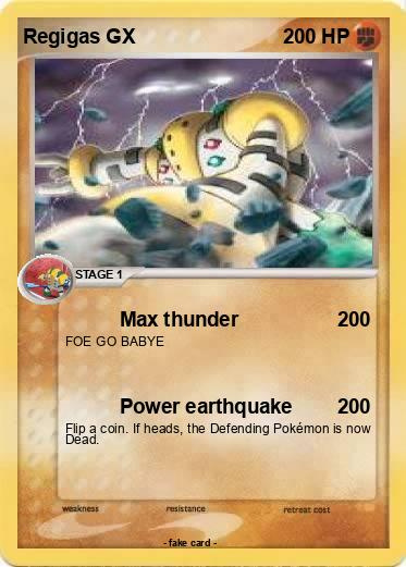 Pokemon Regigas GX