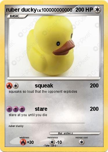Pokemon ruber ducky